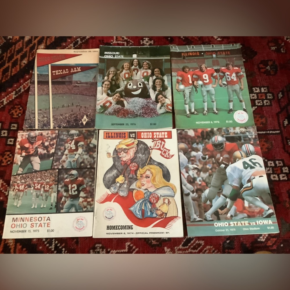 6 x Ohio State Programs (various Dates)